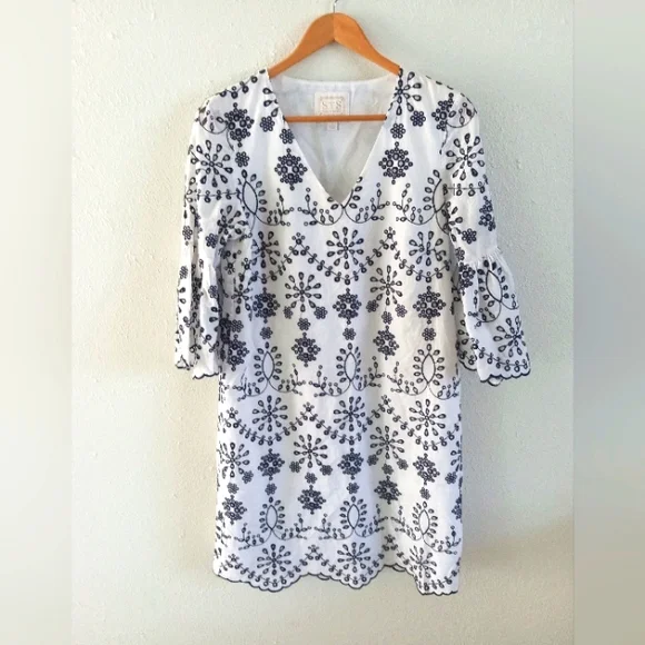 SAIL TO SABLE Cotton Eyelit Dress | 6 - Picture 2 of 8